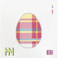Pink Madras Plaid Egg