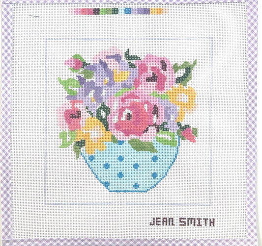 Jean Smith Bowl of Flowers 10x10