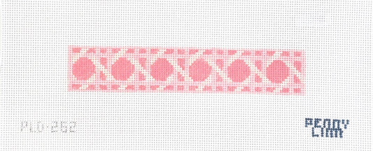 Pink Cane Key Fob