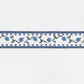 Checkered Rose Blues Key Fob