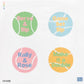Tennis Coaster Set