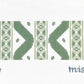 Green Ikat Eyeglass Case