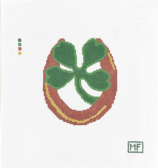 Horseshoe with Clover