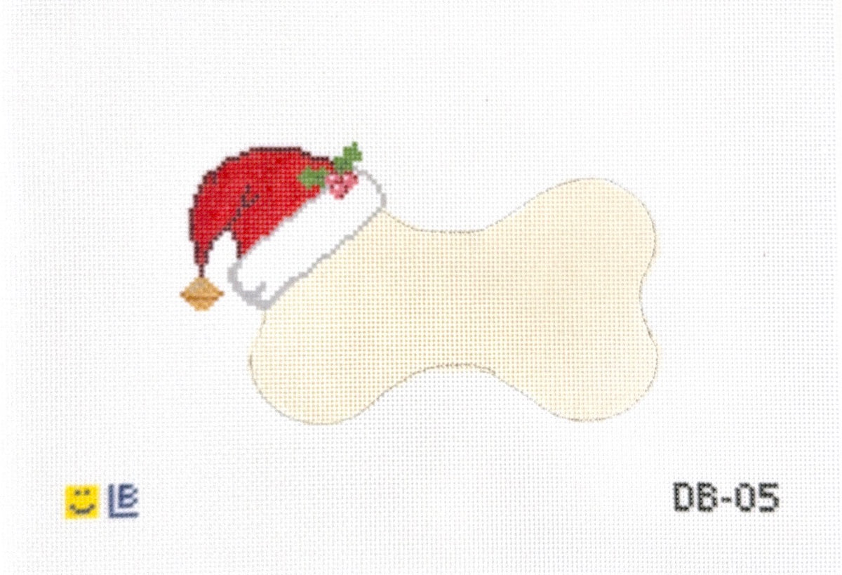 Dog Bone Santa Hat