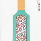 Green Floral Perfume Bottle