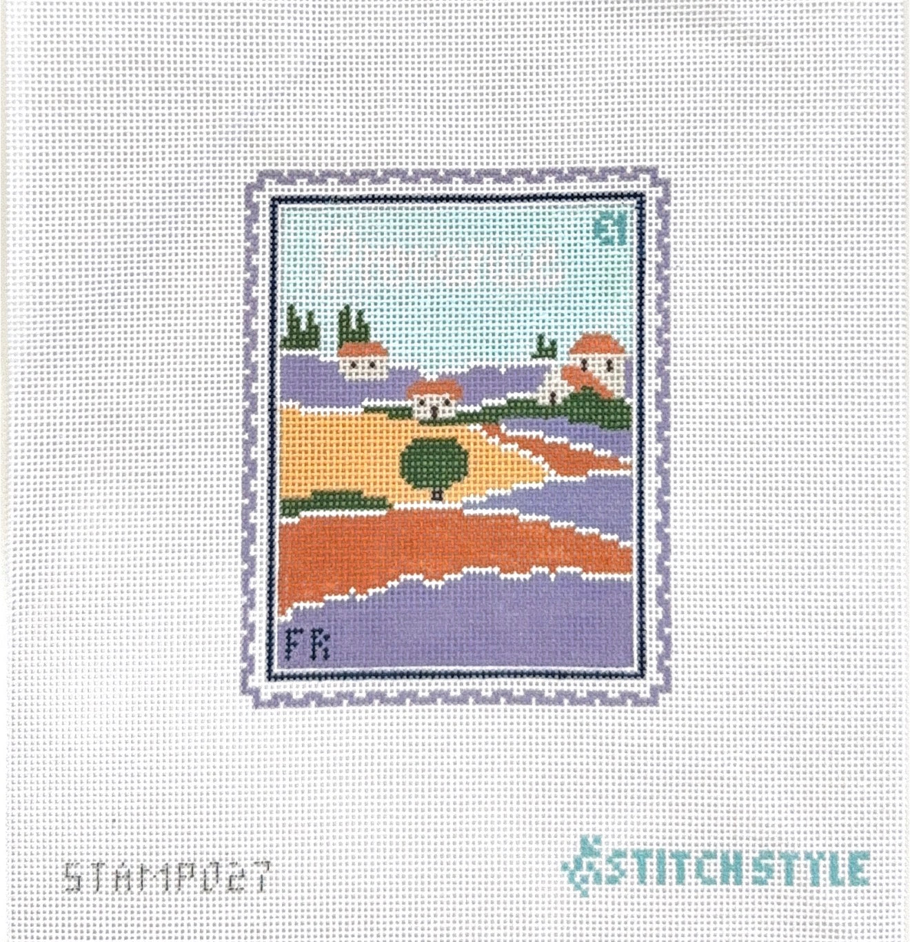 Provence Travel Stamp