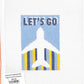 Let's Go Passport - Light Blue