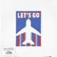Let's Go Passport - Dark Blue