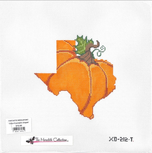 Texas Shaped Pumpkin
