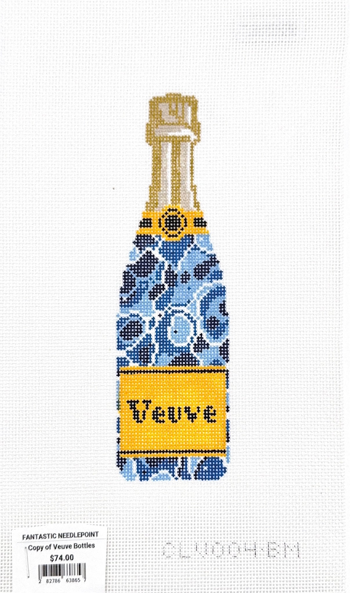 Veuve Bottle - Blue Malachite