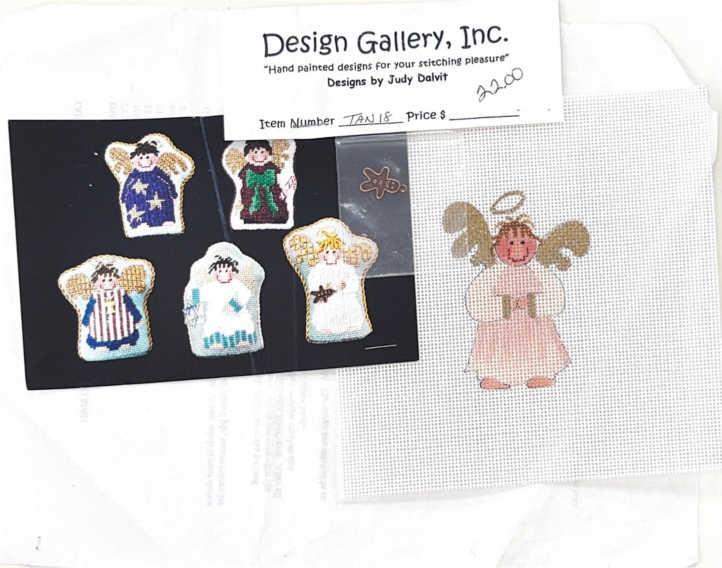 Angel with gingerbread Charm