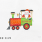 Engine with Santa Christmas Train Series