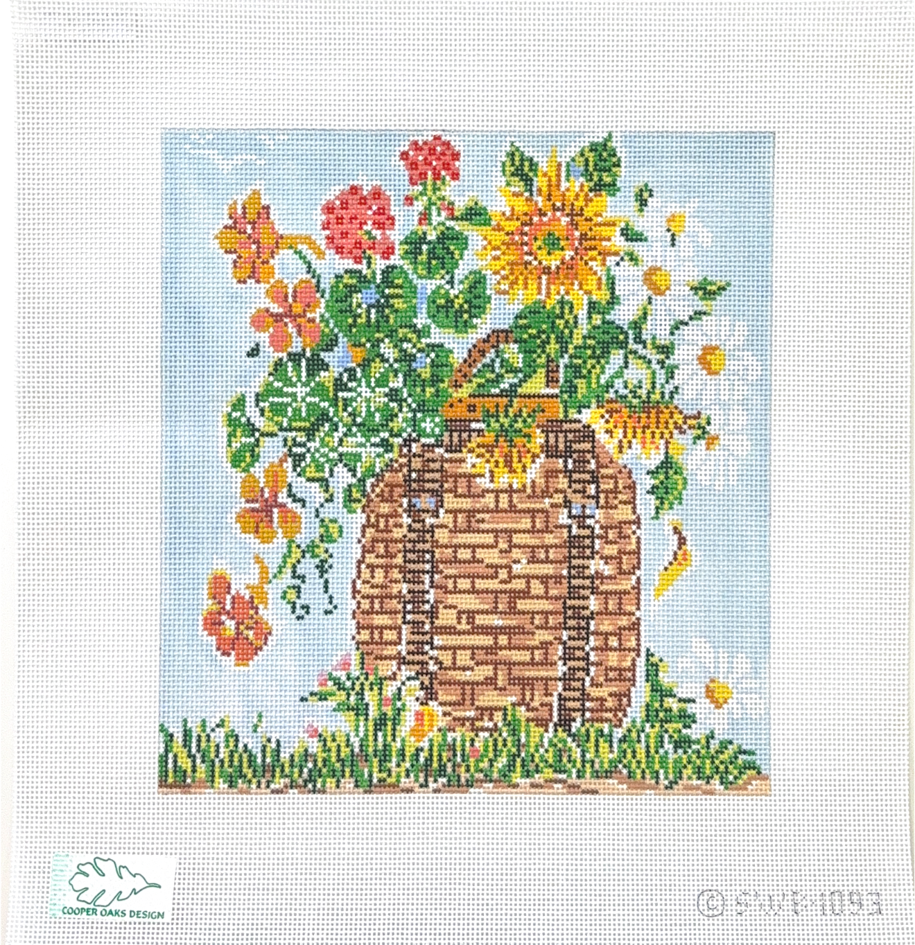 Summer Floral Basket