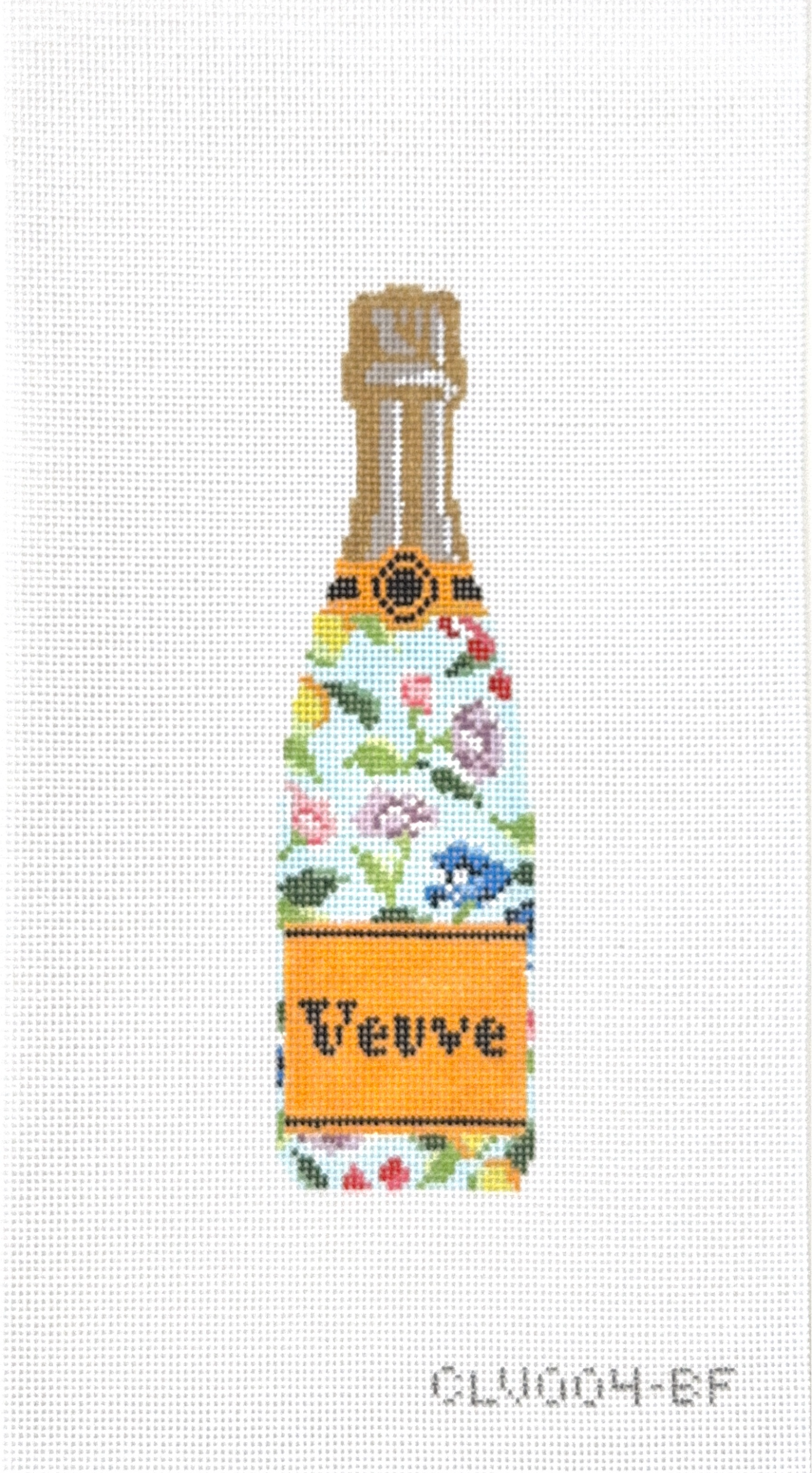 Blue Floral Veuve