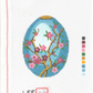 Turquoise Pink Floral Faberge Egg