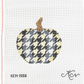 Black Houndstooth Pumpkin