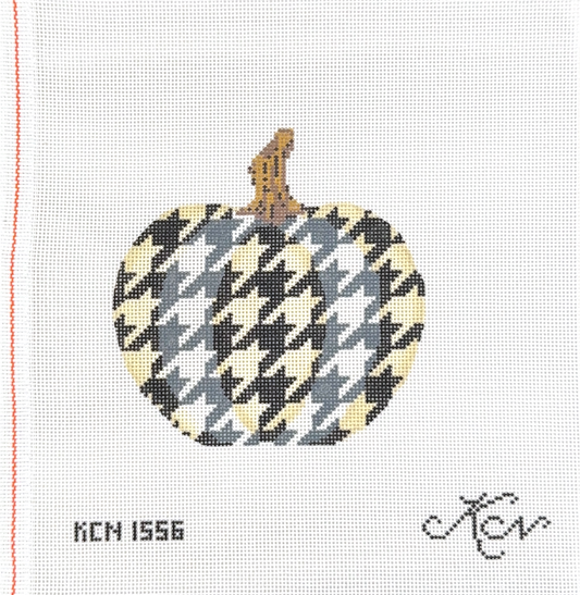 Black Houndstooth Pumpkin
