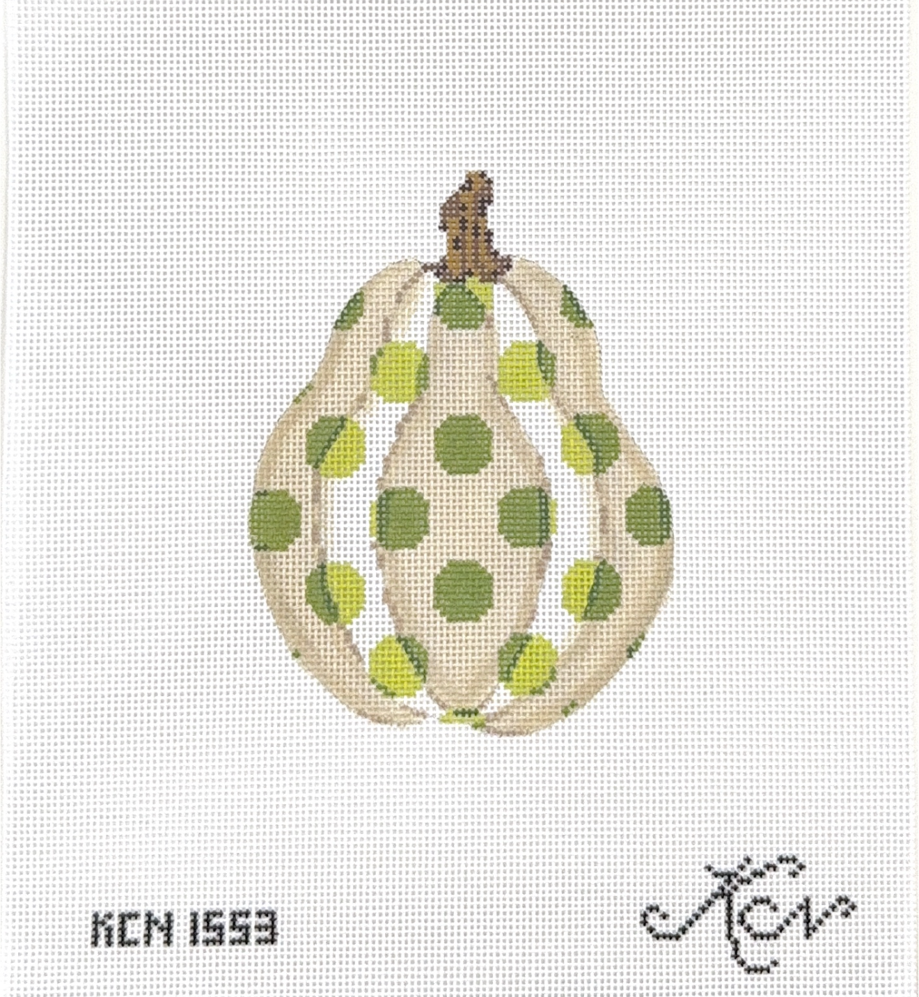 Green Polka Dot Gourd