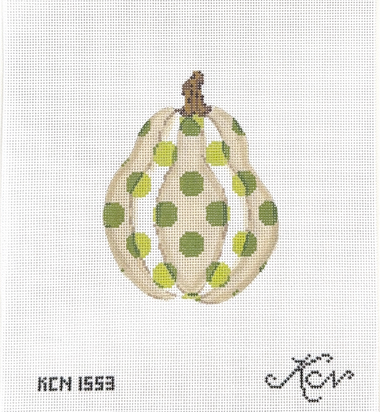 Green Polka Dot Gourd