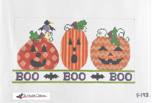 Boo Boo Boo Pumpkins with Stitch Guide