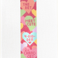 Conversation Heart Bookmark/Key fob