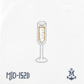 Champagne Silhouette
