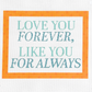 Like You Love You - Orange/Blue