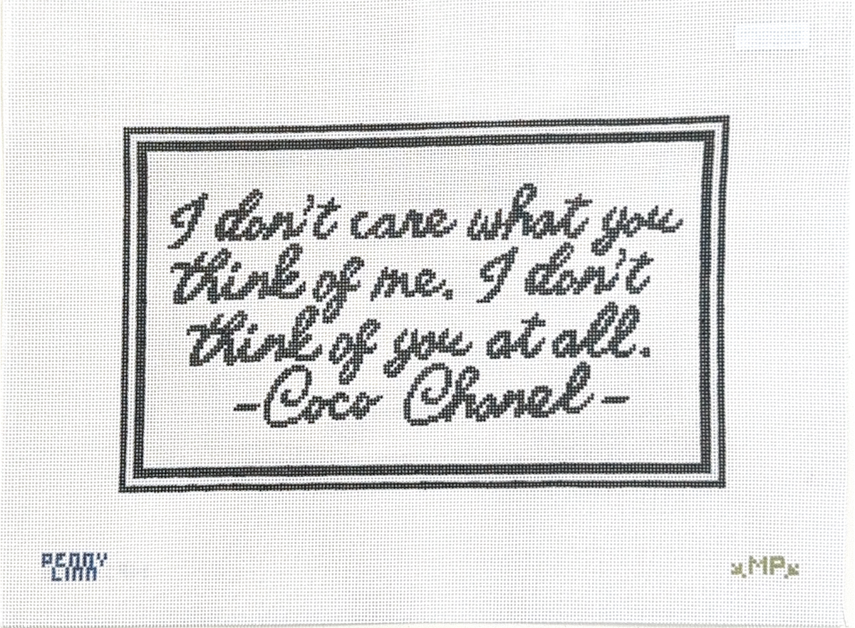 I Don't Care What You Think Of Me
