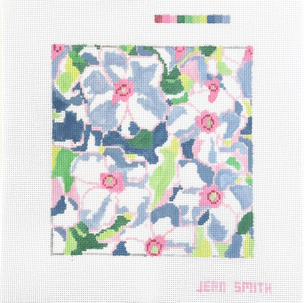 Repeating Floral Pattern 8x8