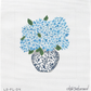 Hydrangea Blue Chinoiserie Pot