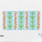 Blue & Green Floral Insert