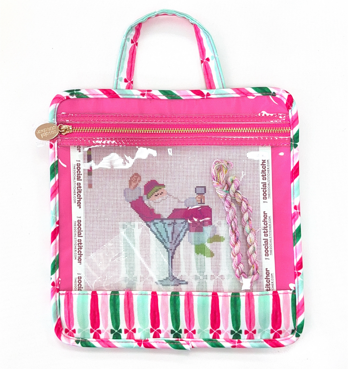 Santa Baby Canvas Kit with Stitch Guide
