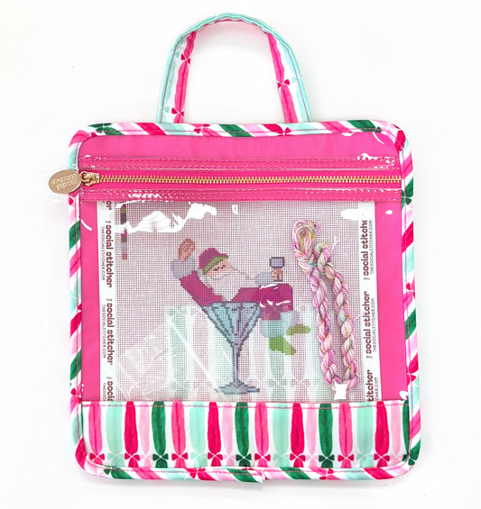 Santa Baby Canvas Kit with Stitch Guide
