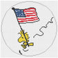 Woodstock Flying the Flag