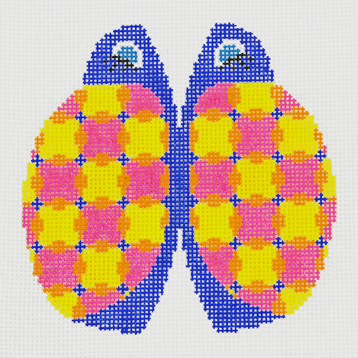 Pink and Yellow Petite Lady Bug