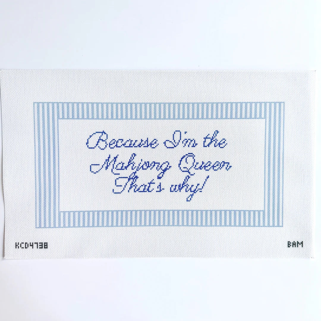 Mahjong Queen Printed Canvas