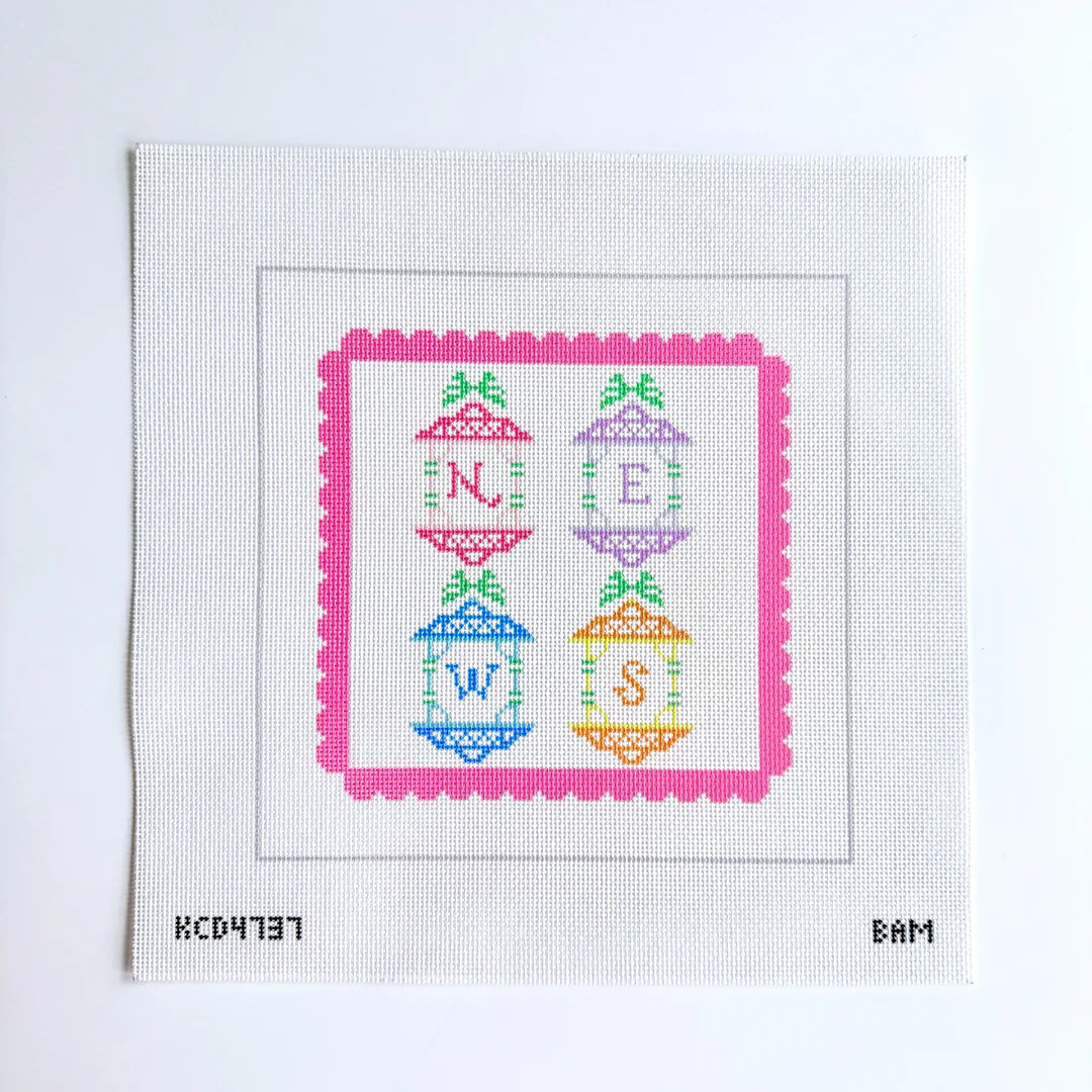 Palm Royale Winds Pillow Printed Canvas